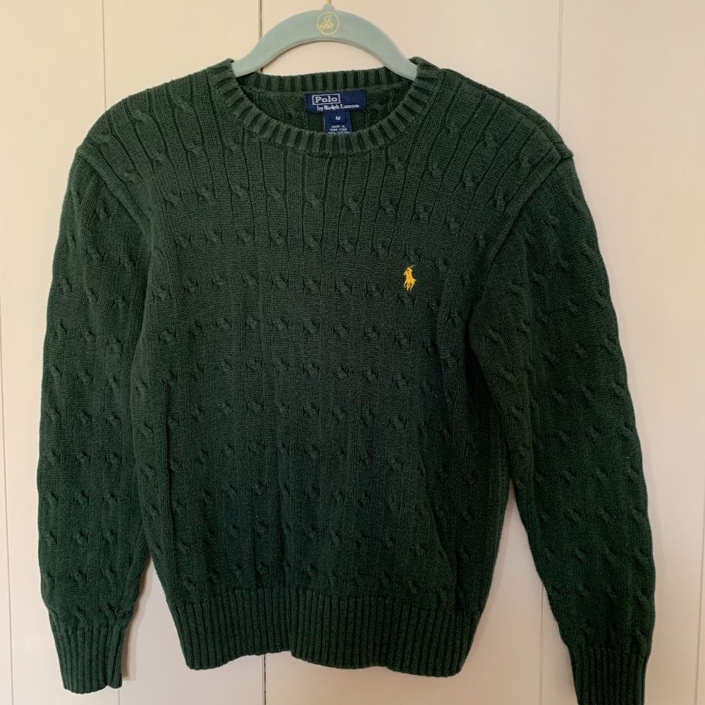 Green Polo Sweater